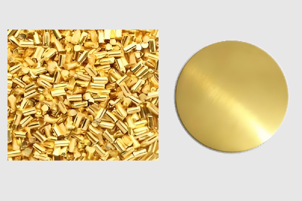 金靶及金顆粒